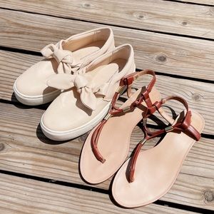 Zara basic collection sneakers and sandle flat